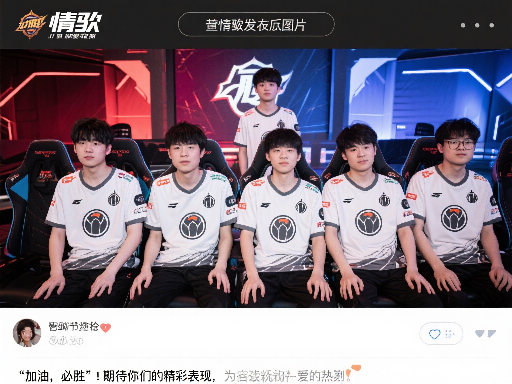 情久赛前激情应援发布对阵DYG返图为兄弟加油! 粉丝的支持从来都是电竞团队不可或缺的一部