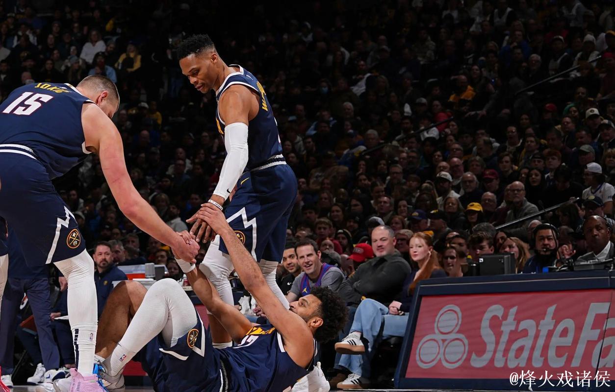 约基奇34+13主宰全场,威少两双詹姆斯仅18分,掘金大胜湖人 约基奇34+13主宰全场,威少两双詹姆斯仅18分,掘金大胜湖人